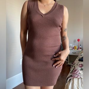 Kendall and Kyler Tight Brown Dress